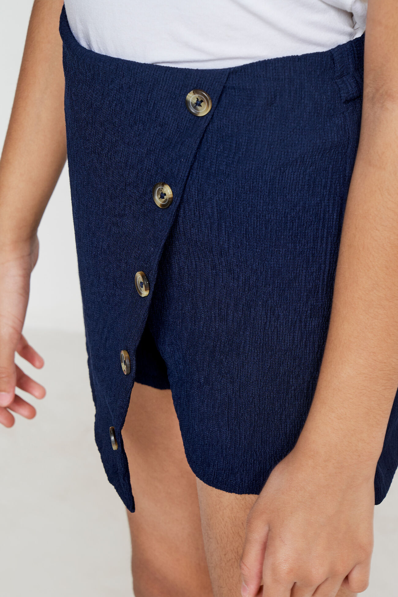 Solid  Shorts, Indigo, image 4